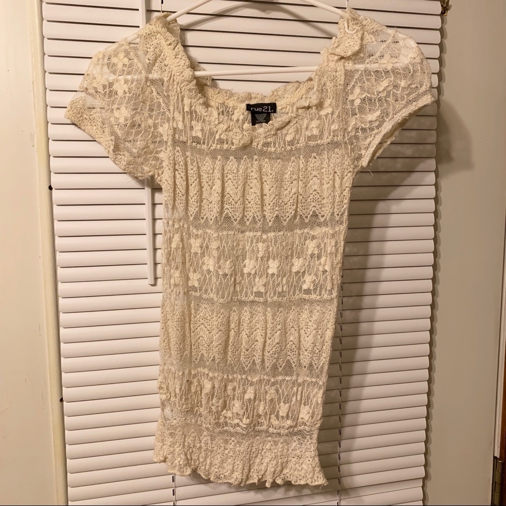 2 Lace Tops - Picture 5 of 7